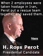 When two of his employees were jailed in Iran, Perot organized a commando team, hired a former Green Beret colonel to lead the rescue, and Perot went along.
